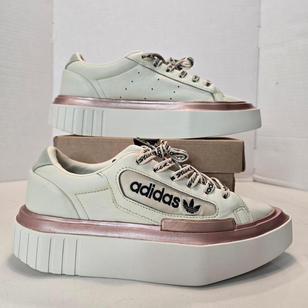Adidas Women's Hypersleek "Off White Copper Metallic" (Style: FV4084)- 6